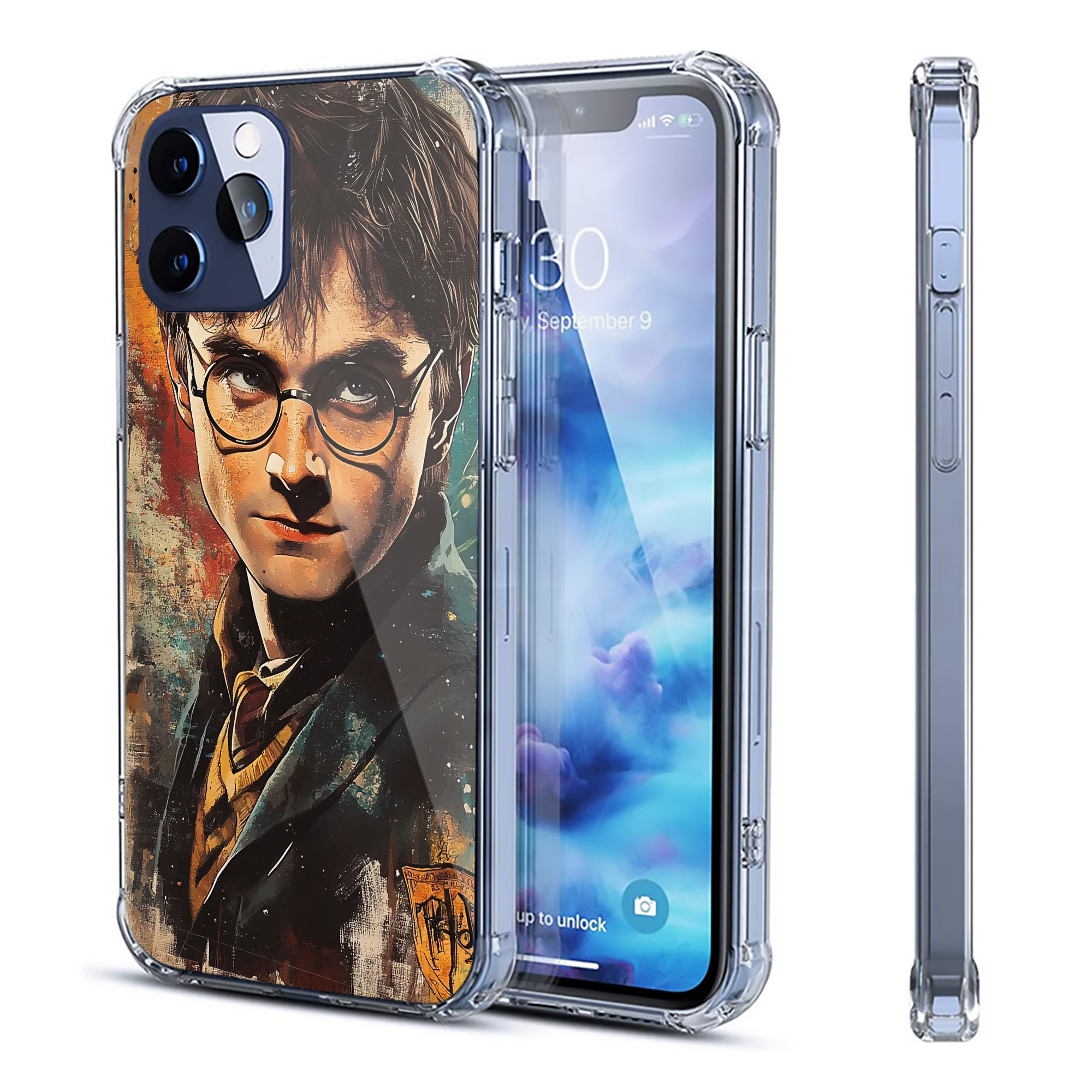 （画像用） Harry Potter ハリー・ポッターシリーズ 【iPhone 12シリーズ対応】透明スマホケース（クリアソフトケース）